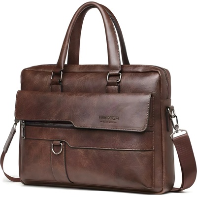 Pánská Crossbody Taška WEIXIER GA 35559 Tmavě Hnědá KP35559