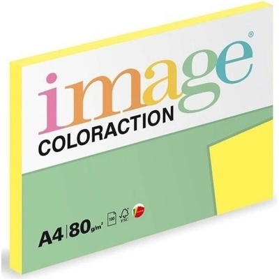 Papír xer. Image Coloraction A4 80 g střední žlutá/Canary