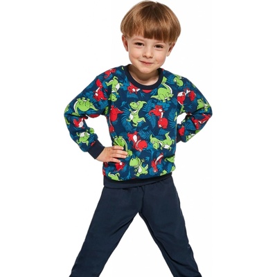 Cornette Kids Boy Dino Chlapecké pyžamo jeans