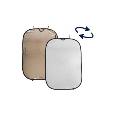 Lastolite Collapsible Panelite Reflector 1.8x1.2m Sunlite/Soft Silver (LR7228)