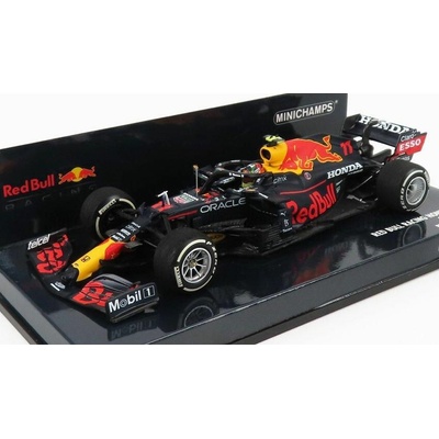 MINICHAMPS RED BULL F1 RB16B HONDA RA620H TEAM ASTON MARTIN N 11 MONACO GP 2021 SERGIO PEREZ - MATT BLUE YELLOW RED 1:43