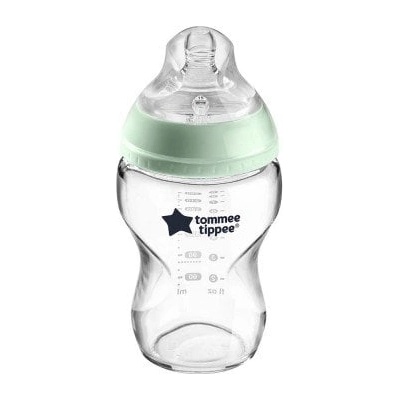 Бебешко стъклено шише Tommee Tippee - Easi Vent, 250 ml (TT.0016)