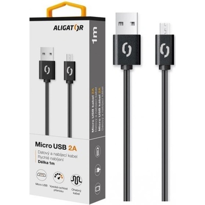 Aligator DAKA001 2A Datový micro USB, 1m