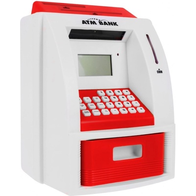 Pokladnička bankomat ATM s českými bankovkami červená – Hledejceny.cz