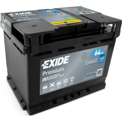 Exide Premium 12V 64Ah 640A EA640 – Zboží Mobilmania