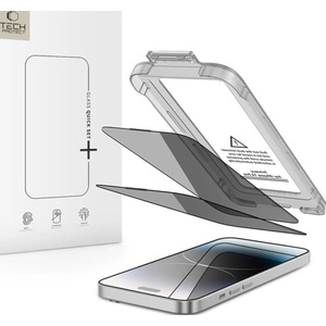 Tech-Protect quick set spy+ 2-ПАКЕТ ЗАЩИТНО СТЪКЛО ЗА ЛИЧНИ ДАННИ iphone 14 pro (5906302318773)