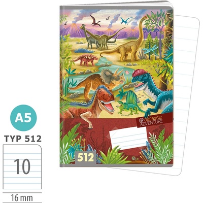 Argus Sešit A5 TYP 512 Jurassic ADVENTURE