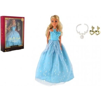 Teddies Кукла Anlily с подвижни стави пластмасова 30см в вечерна рокля в кутия 24x33x7см