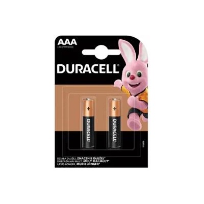 Duracell Алкална батерия Duracell, AAA, LR03, 1.5 V, 2 броя, office1_2080120024