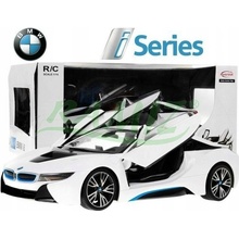 RASTAR Auto na diaľkové ovládanie R/C BMW i8 biele 1:14