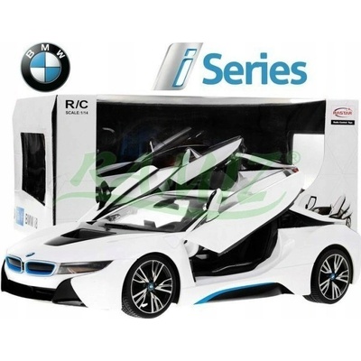 RASTAR Auto na diaľkové ovládanie R/C BMW i8 biele 1:14
