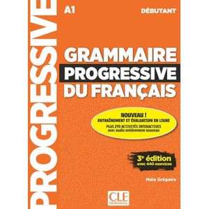 Grammaire progressive du français débutant + appli 3è éd (ISBN: 9782090398502)