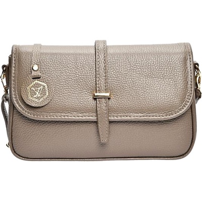 Luisa Vannini dámska kožená crossbody kabelka LV 1938 Fango
