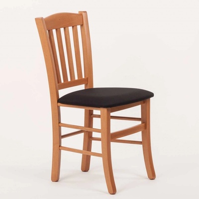 ITTC Stima Veneta s čalouněným sedákem Olše / látka Lux černá 23