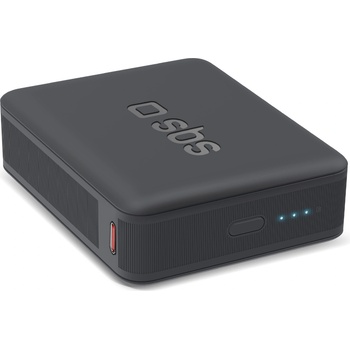 SBS Преносима батерия SBS 67226 NanoTube, 10 000mAh, 20W, черна, High density (67226)