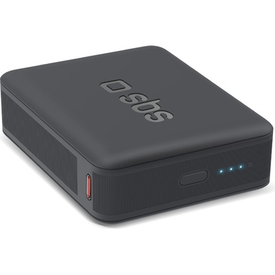 SBS Преносима батерия SBS 67226 NanoTube, 10 000mAh, 20W, черна, High density (67226)