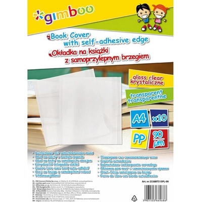 Gimboo Obal na zošity samolepiaci číry 30 5 × 54 cm 10 ks