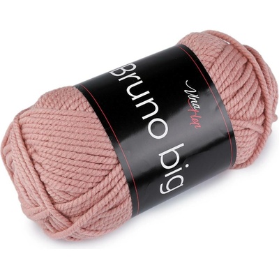 Pletací příze Bruno big 200 g Varianta: 6 (406) pudrová, Balení: 1 ks 61621/160007/286284