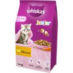 Whiskas Junior 1, 4 кг - суха храна за котенца, с вкусно пилешко