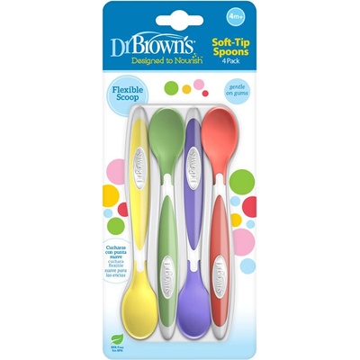 Silikónové príbory pre deti Dr Brown's
