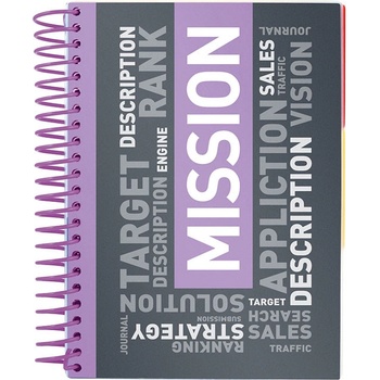 Тетрадка Axent A5 120л. Квадр PP Сп. Виолетов (A5 120)