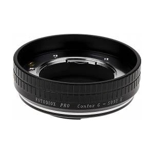 Fotodiox Pro Lens Mount Adapter Compatible with Select Contax G Lenses on Sony E-Mount Cameras - CntxG-SnyE-Pro