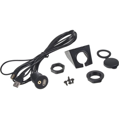Prodlužovací kabel USB + AUX s panelem na palubní desku pc7-230 pc7-230