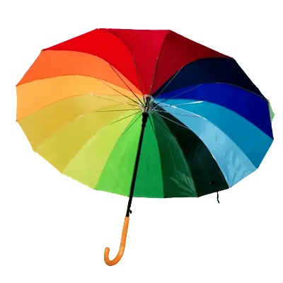 Quanzhou Yixin Commerce & Trade Co. , Ltd Чадър Дъга 16 ребра, 115 см М14-032