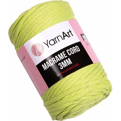 YARNART Macrame Cord 3 mm 85 m 755 Light Green юта (Macrame Cord 3 mm 755)