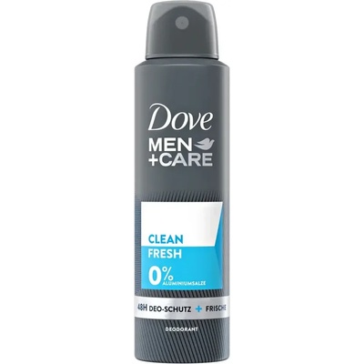 Dove Clean Fresh 0 % Aluminium мъжки дезодорант 150 мл