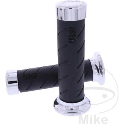 ProGrip gumové rukojeti černé/chrom tloušťka 22 mm. délka 140MM zavřené