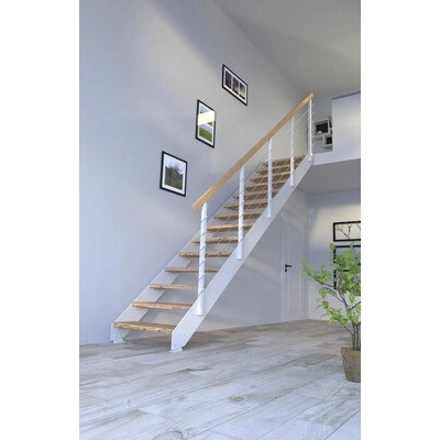 Pertura Libra Rustikálny dub bez podstupníc biela rovné 85 cm 12/13