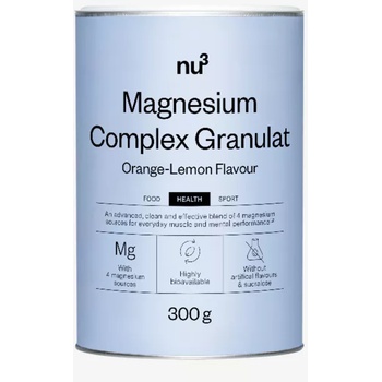 nu3 Magnesium Granulat - Orange Lemon Flavour - 300 г