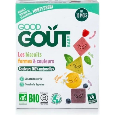 Good Gout bio Бисквити цветове & форми 80 г