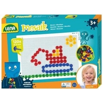 Teddies Mozaika klobouček 1,5cm hladký 120 ks