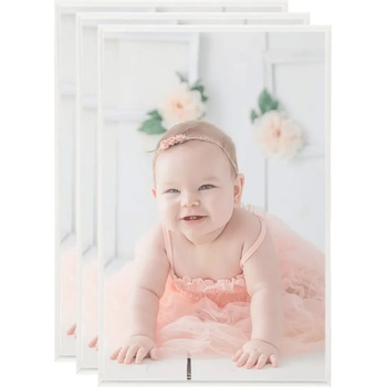 Image 1 of vidaXL Фоторамки за колаж 3 бр за маса сребристи 13x18 см МДФ (332157)