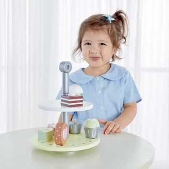 Classic World Детска дървена поставка за сладкиши (cw50514)