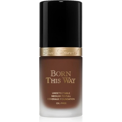 Too Faced Born This Way Flawless Coverage Natural Finish Foundation krycí make-up pre prirodzený vzhľad Sable 30 ml