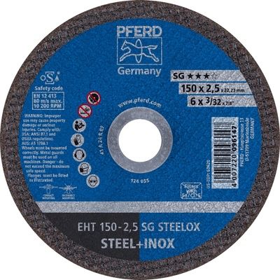 Pferd Rezný kotúč 150 x 2,5 x 22,23 mm 4007220096147