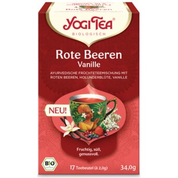 Yogi Tee Bio Red Berries Vanilla - 17 пакетчета чай