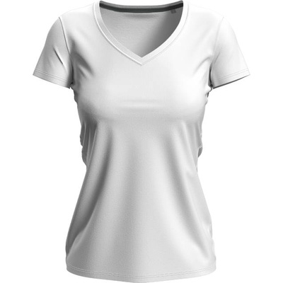 Stedman v-neck claire / Дамска тениска с v-образно деколте - бяла s (05971000101)