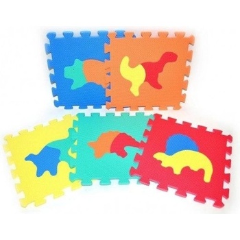 Wiky Teddies BABY Penové puzzle Dinosaury 30 x 30 cm 10 dielov