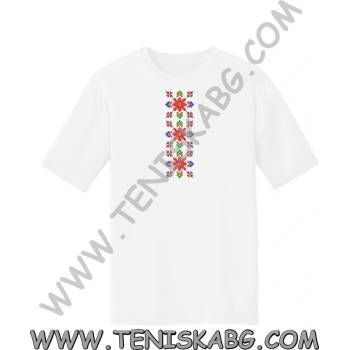Fruit of the Loom Тениска - Шопска Шевица Бродерия