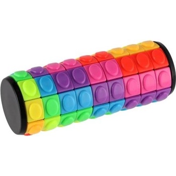 Teddies Пъзел цилиндър/кула цветна пластмаса 11см, 8x25x4, 5см