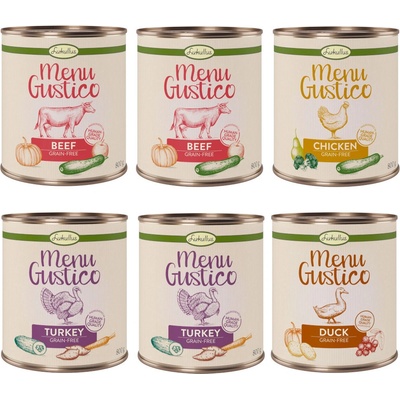 Lukullus Menu Gustico Miešané balenie na skúšku 6 x 800 g