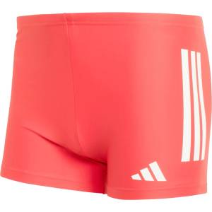 Adidas Мъжки бански слипове Adidas 3 Stripes Bold Boxer Swim brief - Semi Lucid Red / White - размер 10 (050-1832-0516)