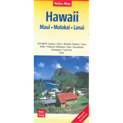 Nelles Map Hawaii: Maui Molokai Lanai