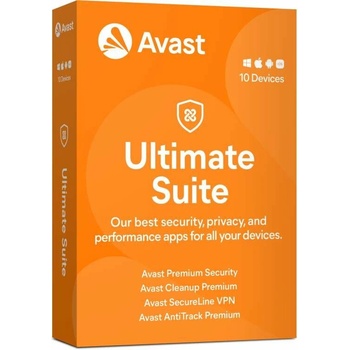 Avast Ultimate Multi-Device, up to 10 lic. 2 roky