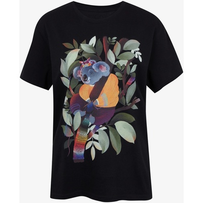 DOBRO Черна тениска Zoot Dobro Коала DOBRO | Cheren | ЖЕНИ | XS