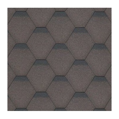 Shinglas Rock Hexagonal hnedá